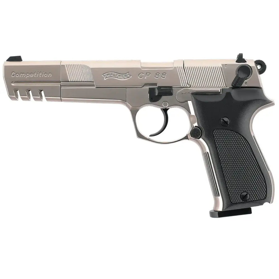 Walther CP88 Competition Sølv - 4.5mm Pellets - Game-On.no