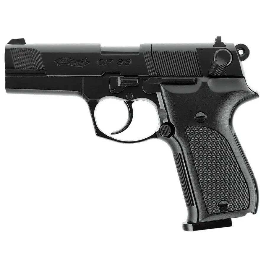 Walther CP88 Sort 4.5mm CO₂ – Presis og tung luftpistol - Game-On.no