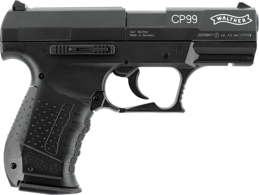 Walther CP99 Co2 Luftpistol Sort 4.5mm – Kompakt og presis - Game-On.no