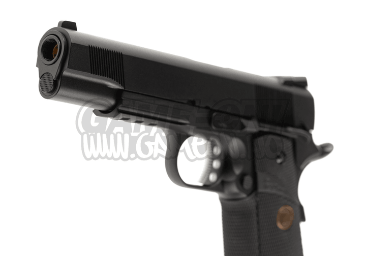 WE - 1911 MEU Gassdrevet Softgunpistol - Svart - Game-On.no