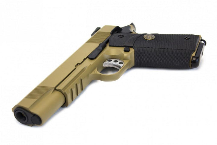 WE - 1911 MEU med Rail TAN - Game-On.no