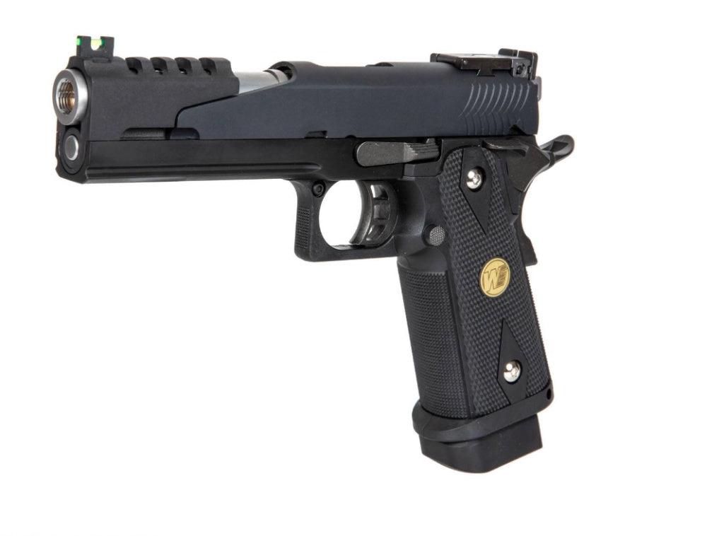 WE - Hi-Capa 5.1 Softgunpistol med Blowback - Full Auto - Game-On.no