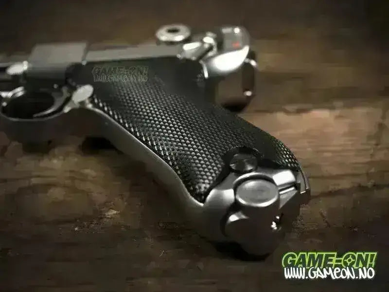 WE - Luger P08 8inch Full Metall - Sølv - Game-On.no