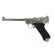 WE - Luger Softgunpistol med Blowback - Sølv - Game-On.no