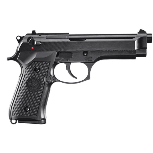 WE - New M92 Gassdrevet Softgun med Blowback - Svart - Game-On.no