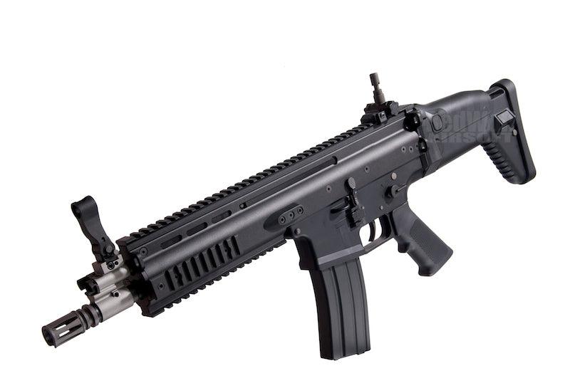 WE - SCAR-L Black - Open Bolt GBB - Game-On.no