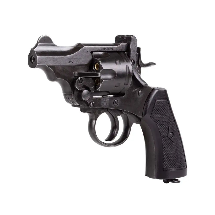 Webley - MkVI 2.5" Civilian Revolver 4.5mm Pellets - Battlefield Finish - Game-On.no