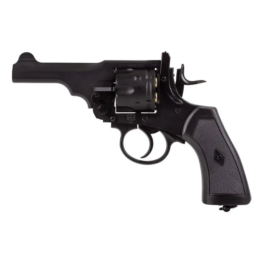 Webley - MKVI .455 4 Service Revolver - 4.5mm Pellets - Svart - Game-On.no