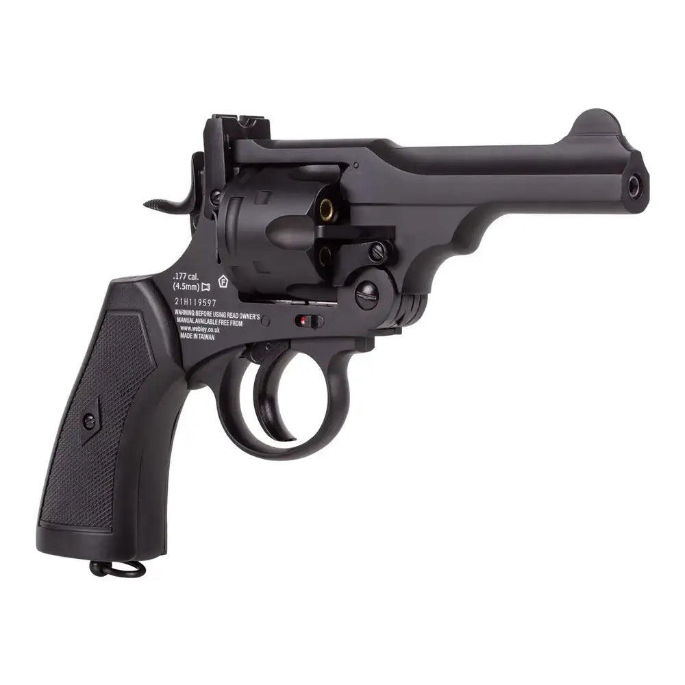 Webley - MKVI .455 4 Service Revolver - 4.5mm Pellets - Svart - Game-On.no