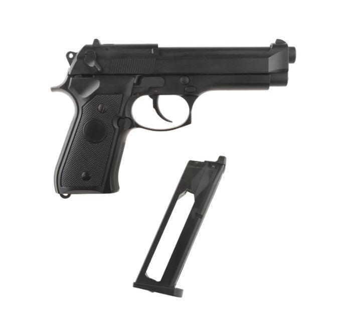 WELL - M9 Co2 Drevet Softgunpistol - Blowback - Game-On.no