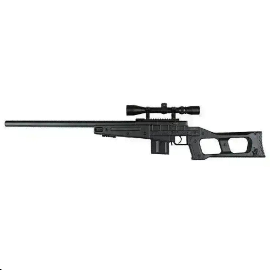 Well - MB4408C Fjærdrevet Airsoft Sniper med Kikkertsikte - Svar - Game-On.no