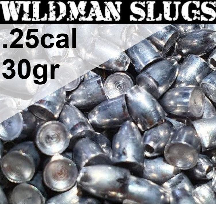 Wildman Flat Base Slugs til Luftvåpen 6.35mm(.257) - 30gr 100stk - Game-On.no