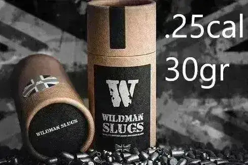 Wildman Hulspiss Slugs til Luftvåpen 6.35mm(.25) - 30gr 100stk - Game-On.no