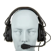 Wosport - HD-08 Gen. 5 - Taktisk Headset med Militær Plugg - Game-On.no