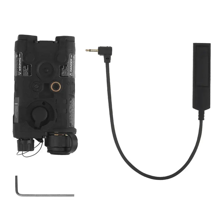 Wosport - Mini PEQ N-Style Laser/Lys/IR med Strobe - Svart - Game-On.no