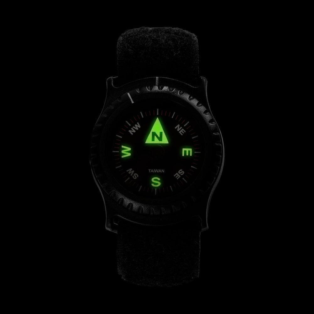 Wrist Compass T25 - Black - Game-On.no