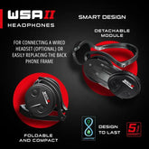 XP - WSA II Trådløse Hodetelefoner til DEUS II - Game-On.no