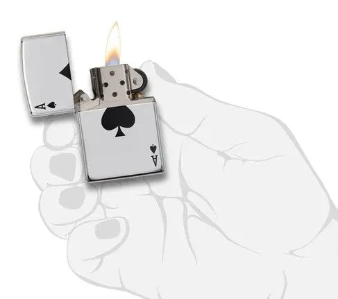 Zippo - Ace of Spades Design - Game-On.no