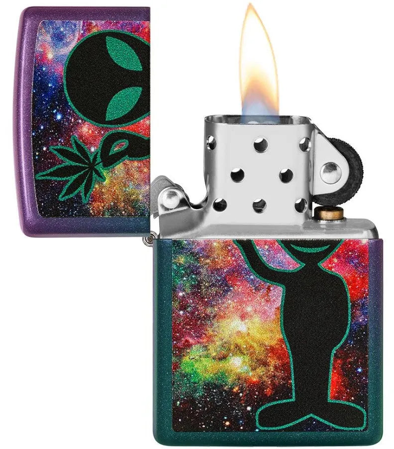 Zippo - Alien Design Iridescent - Game-On.no