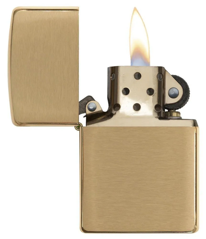 Zippo - Armor Børstet Messing - Game-On.no