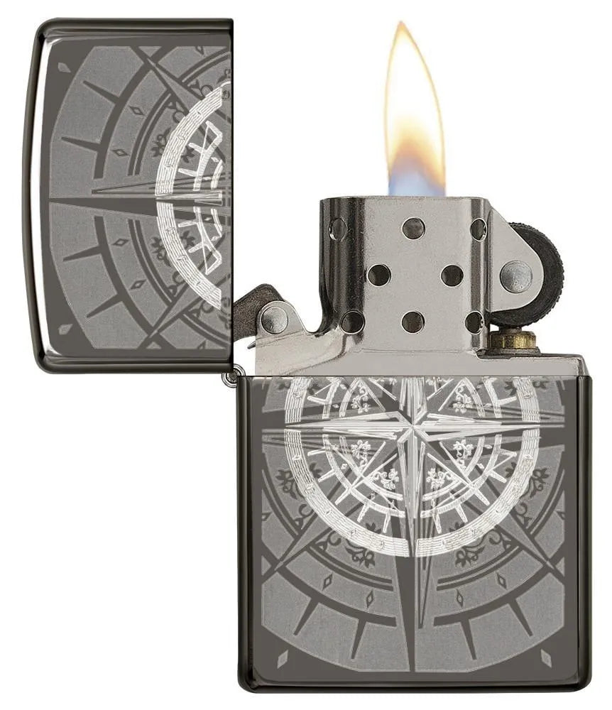 Zippo - Black Ice Kompass - Game-On.no