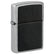 Zippo - Black Leather Emblem - Street Chrome Lighter - Game-On.no