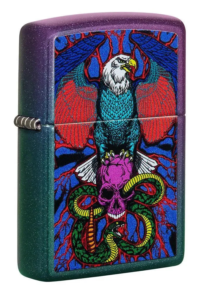 Zippo - Eagle, Snake, Skull Design - Game-On.no