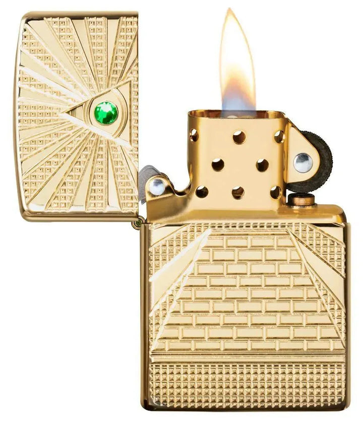 Zippo - Eye of Providence Design - Game-On.no