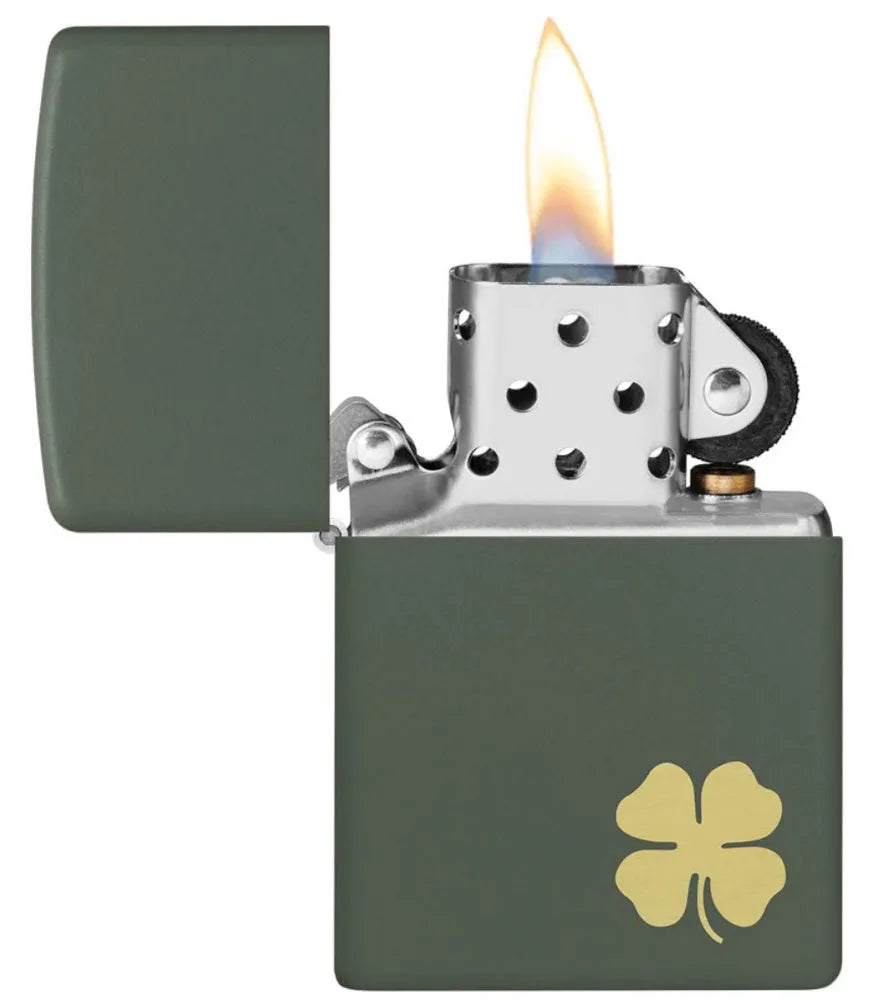 Zippo - Firkløver Motiv - Game-On.no