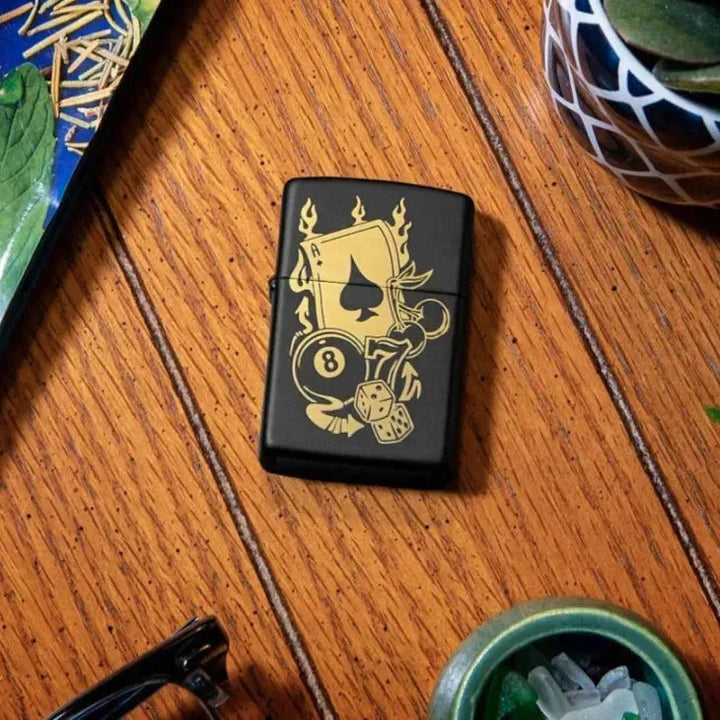 Zippo - Gambling Motiv - Game-On.no