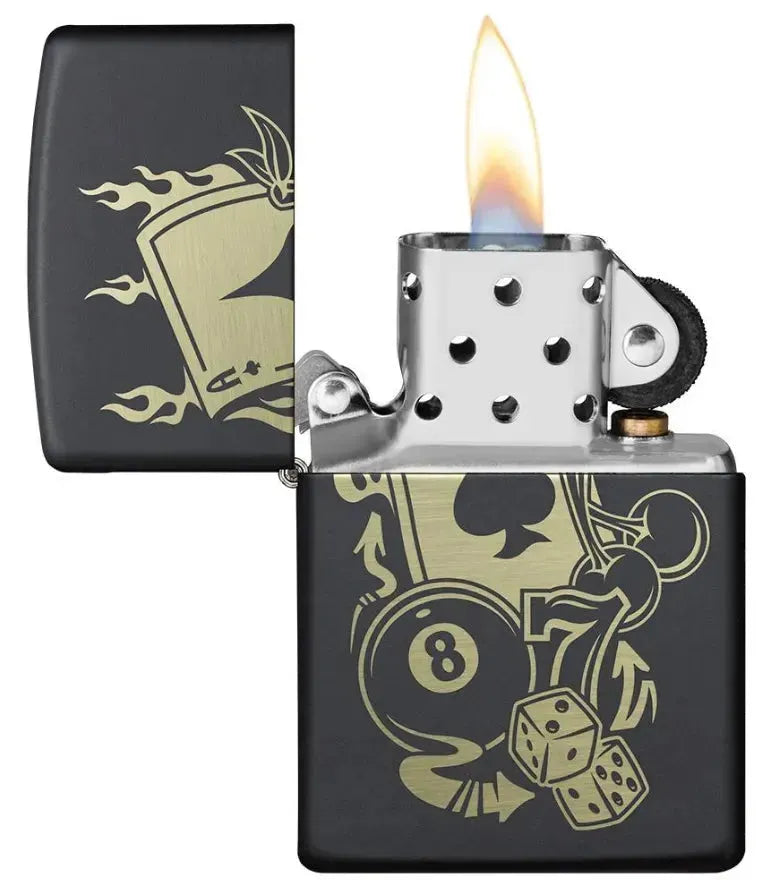 Zippo - Gambling Motiv - Game-On.no