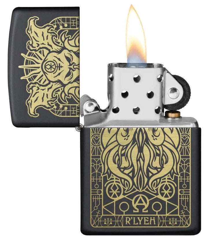 Zippo - H.P. Lovecraft Monster Motiv - Game-On.no