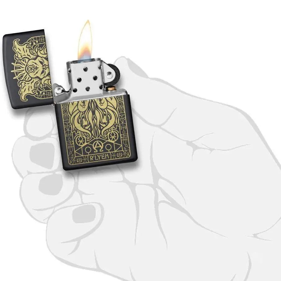 Zippo - H.P. Lovecraft Monster Motiv - Game-On.no