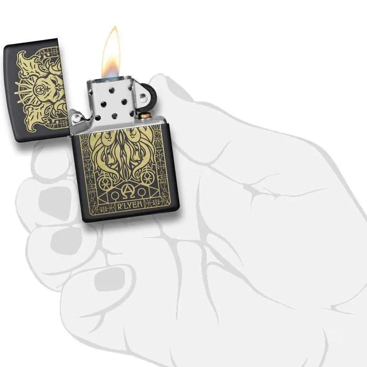 Zippo - H.P. Lovecraft Monster Motiv - Game-On.no