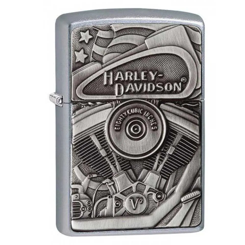 Zippo - Harley Davidson - Motor Flag Emblem - Game-On.no