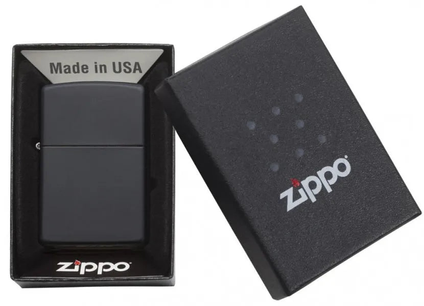 Zippo - Klassisk Matt Svart - Game-On.no