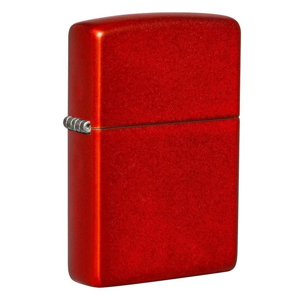 Zippo - Klassisk Metall Rød - Game-On.no