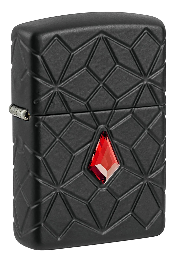 Zippo Lighter - 360 Armor® Red Crystal Design - Game-On.no