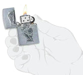 Zippo Lighter - 3D Dead Mans Hand Design - Game-On.no