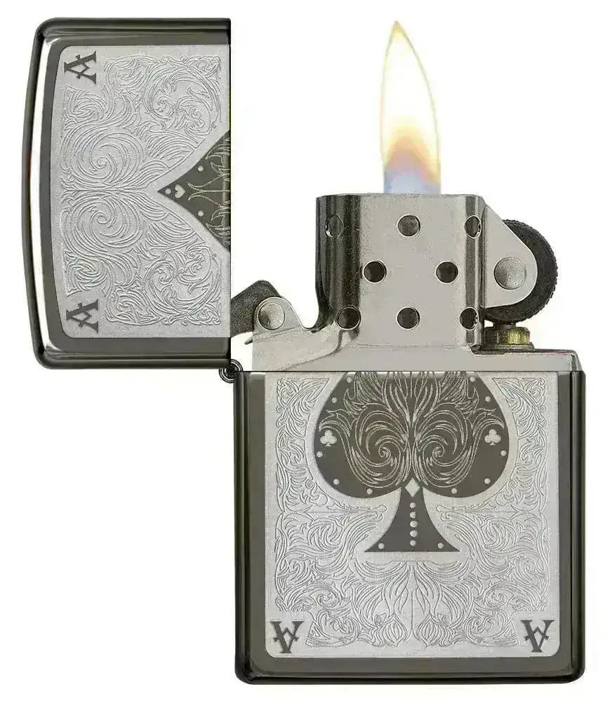 Zippo Lighter - Ace Filigree - Game-On.no