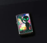 Zippo Lighter - Alien Design Iridescent - Game-On.no