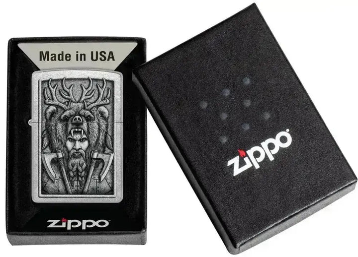 Zippo Lighter - Barbar Motiv - Game-On.no
