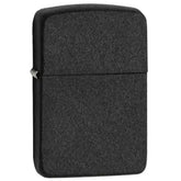 Zippo Lighter - Black Crackle 1941 Replica - Game-On.no