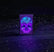 Zippo Lighter - Blacklight Skull Design - Matt Svart Lighter - Game-On.no
