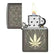Zippo Lighter - Cannabis Design Black Ice - Game-On.no