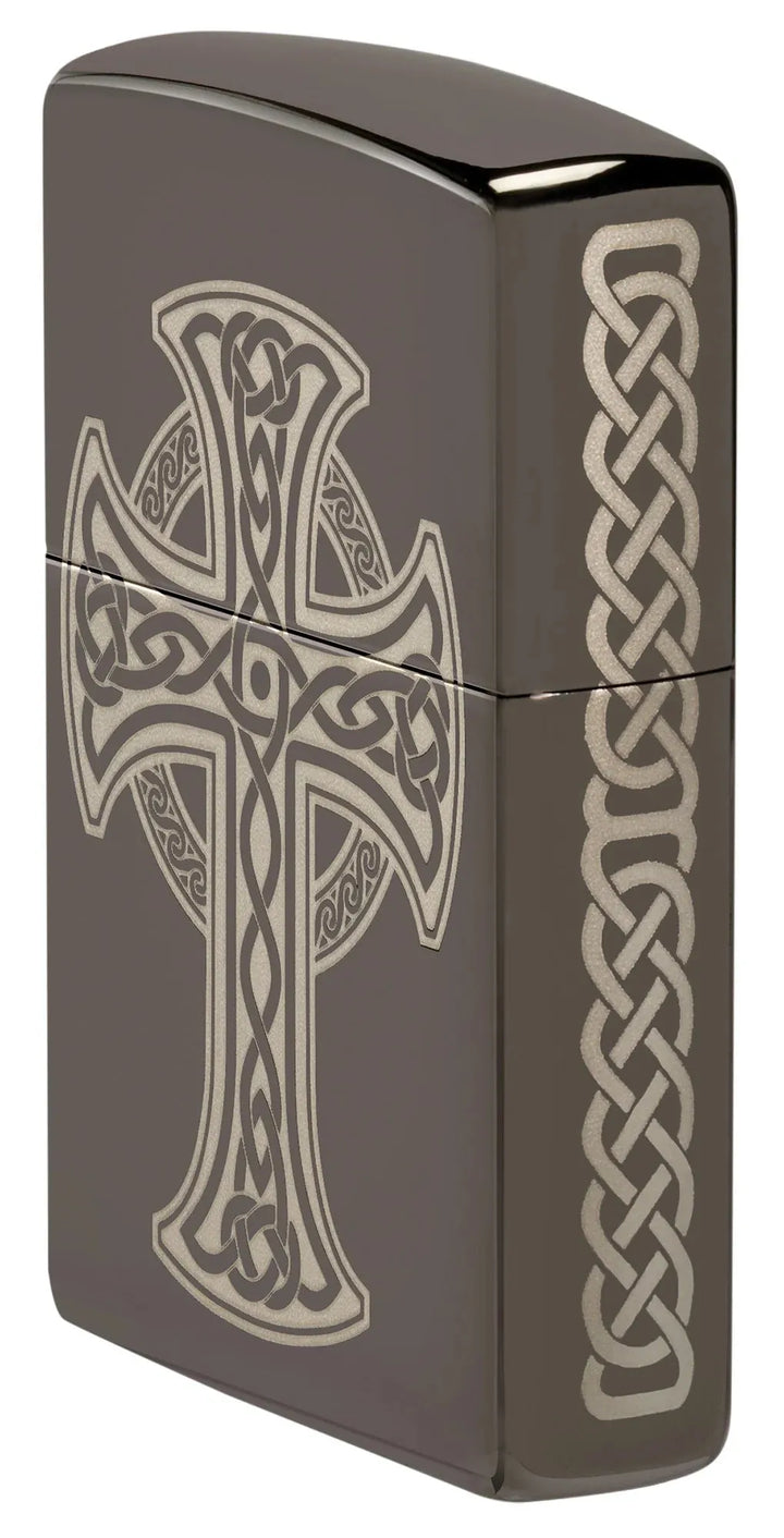 Zippo Lighter - Celtic Cross Design - Game-On.no