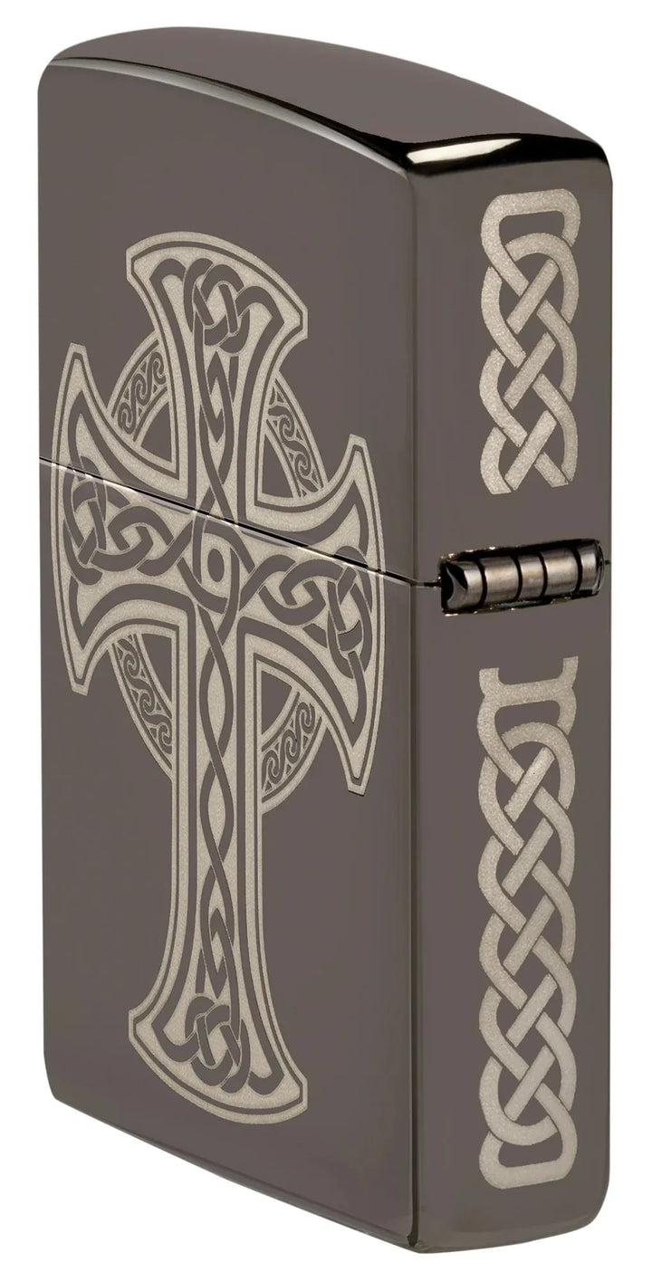 Zippo Lighter - Celtic Cross Design - Game-On.no