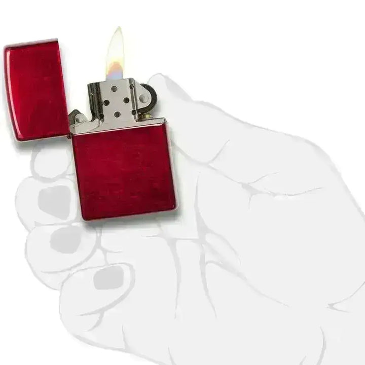 Zippo Lighter - Classic Candy Apple Red - Game-On.no