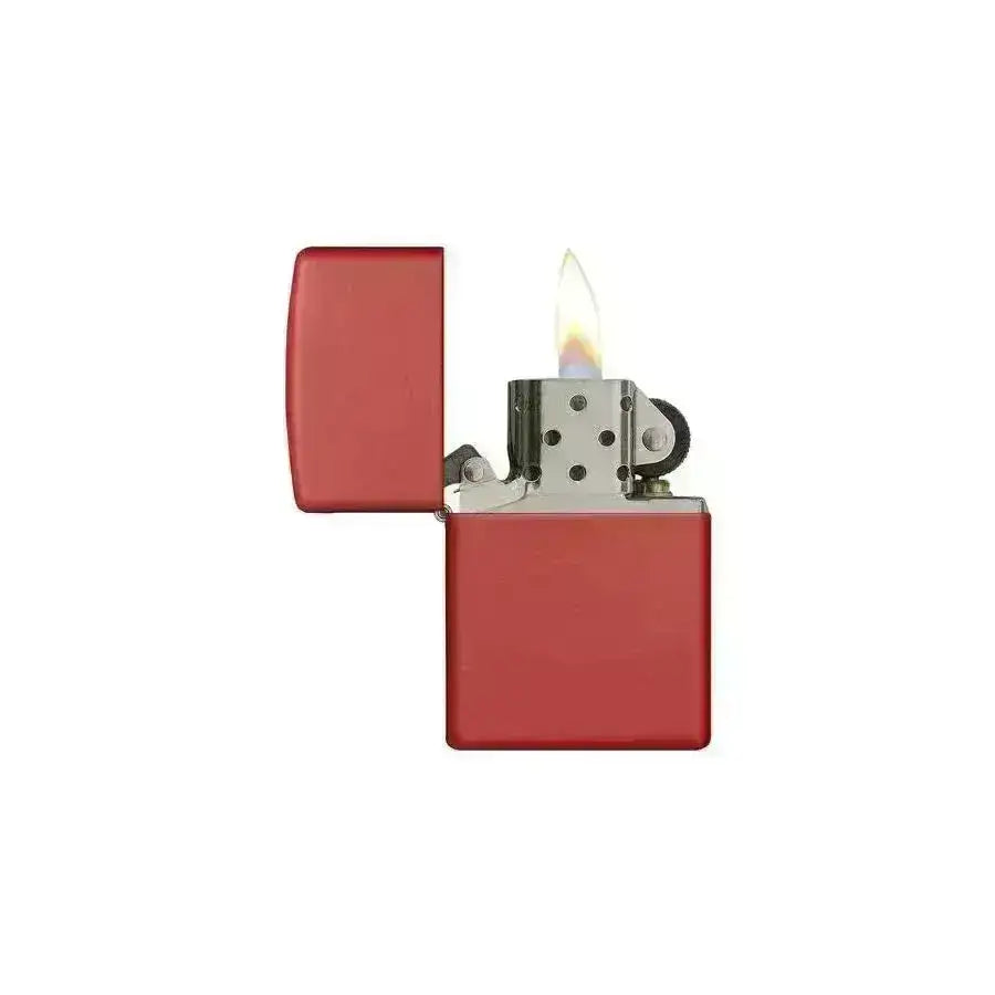 Zippo Lighter - Classic Matte Red - Game-On.no
