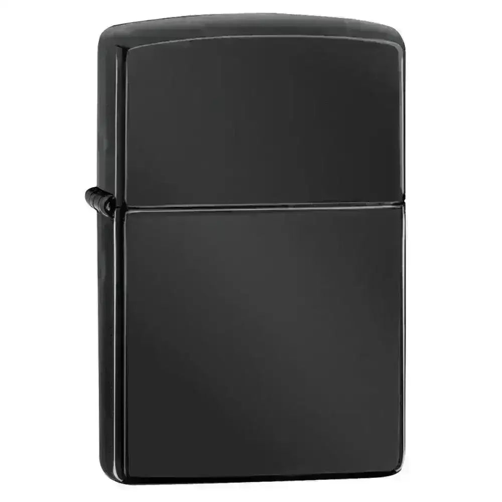 Zippo Lighter - Ebony High Polish Black - Game-On.no